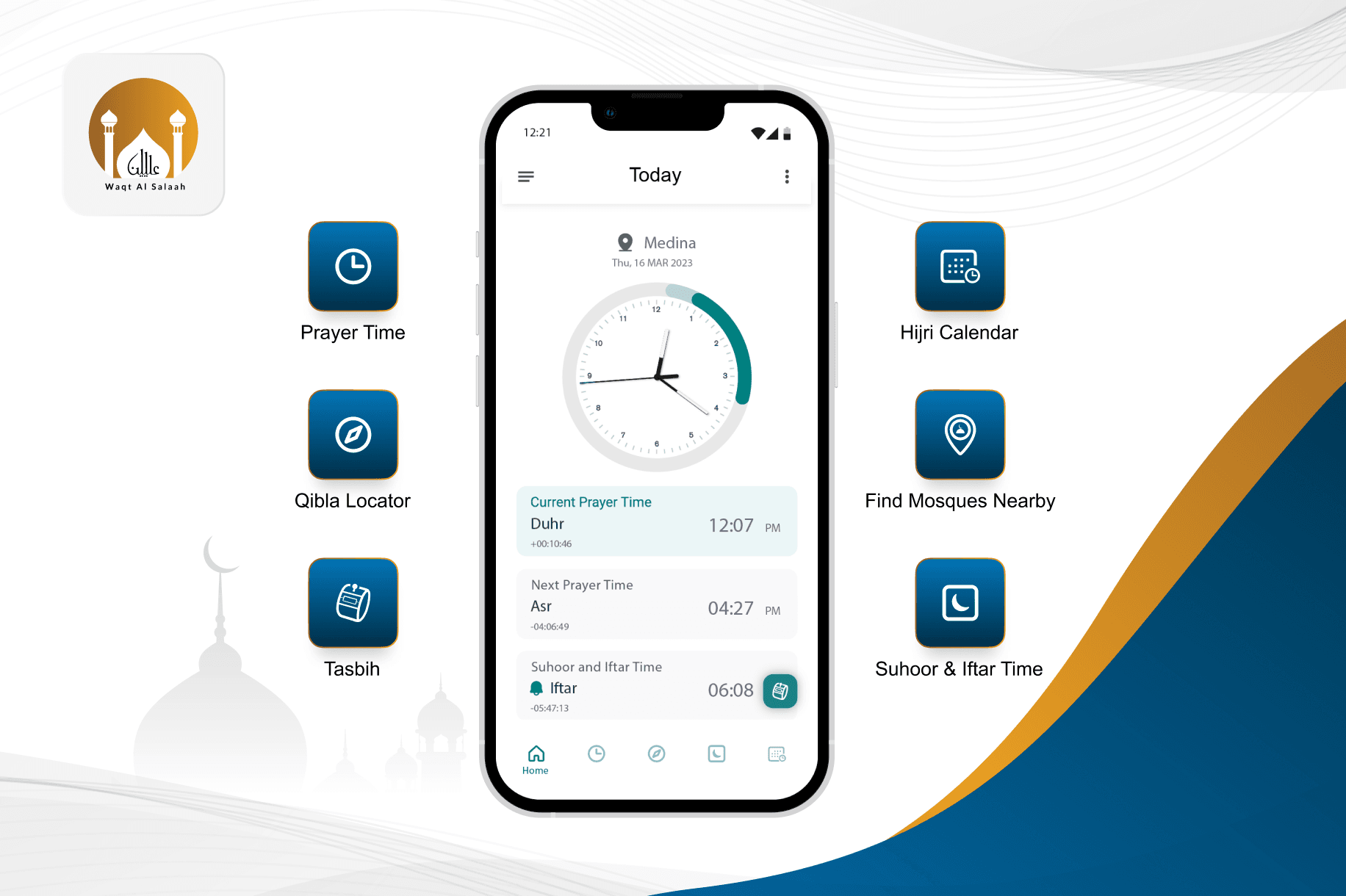 Waqt Al Salaah: Offer Salaah Every Day at the Perfect Waqt